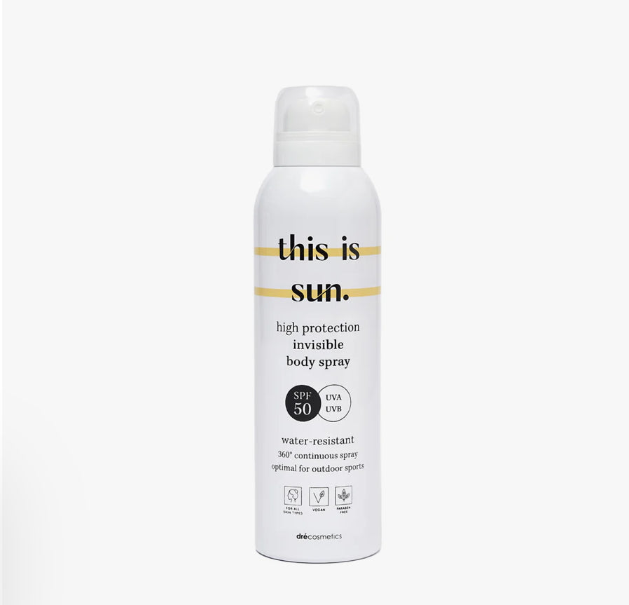 INVISIBLE Body Spray SPF50 'this is sun.'